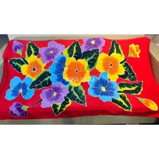 Hot Sale Rayon Sarong Hand Painted Balinese Artisans